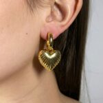 Aretes Corazón Glam - Image 2