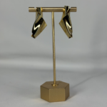 Aretes seda Dorada